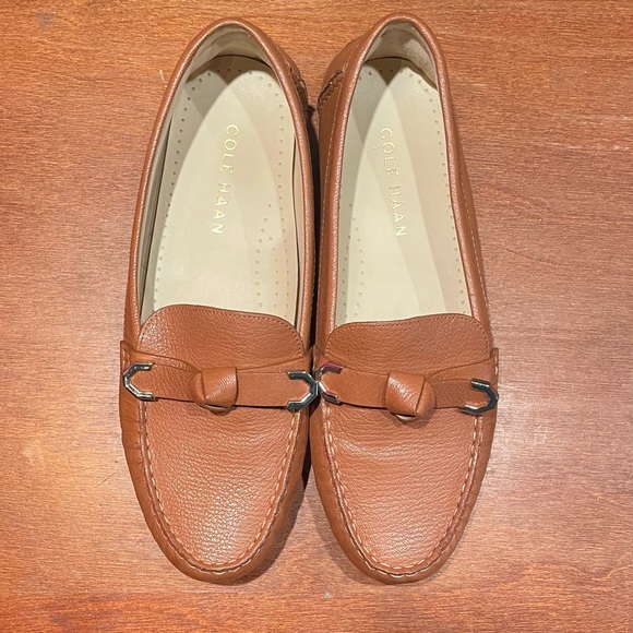 Cole Haan Tan Loafers - 7 - Picture 1 of 5